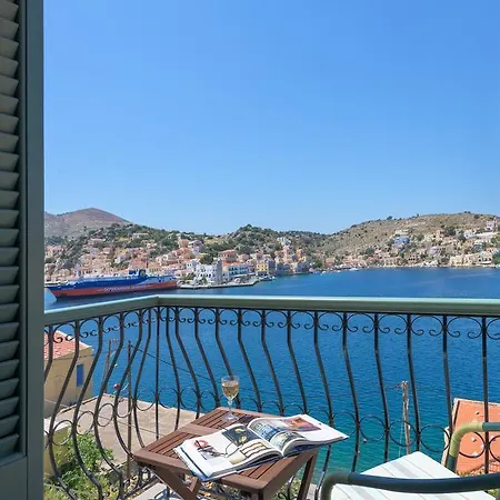 빌라 Aegli Villa By Blue Wave 시미